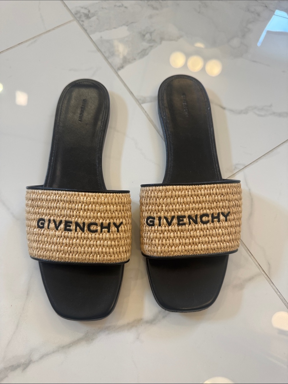 Woven Givenchy Slides, size 41, US 11